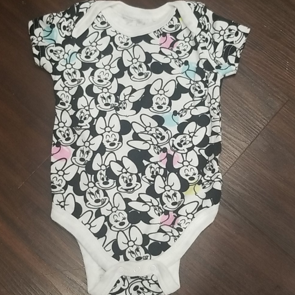 4/$15 Girls Minnie Mouse Onsie